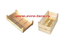 Ящик деревянный проволокосшивной, корзинка, чаша, лукошко, лотки, из шпона.