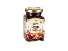 Джем ТМ "Лесные угодья" клюква с медом без добавления сахара